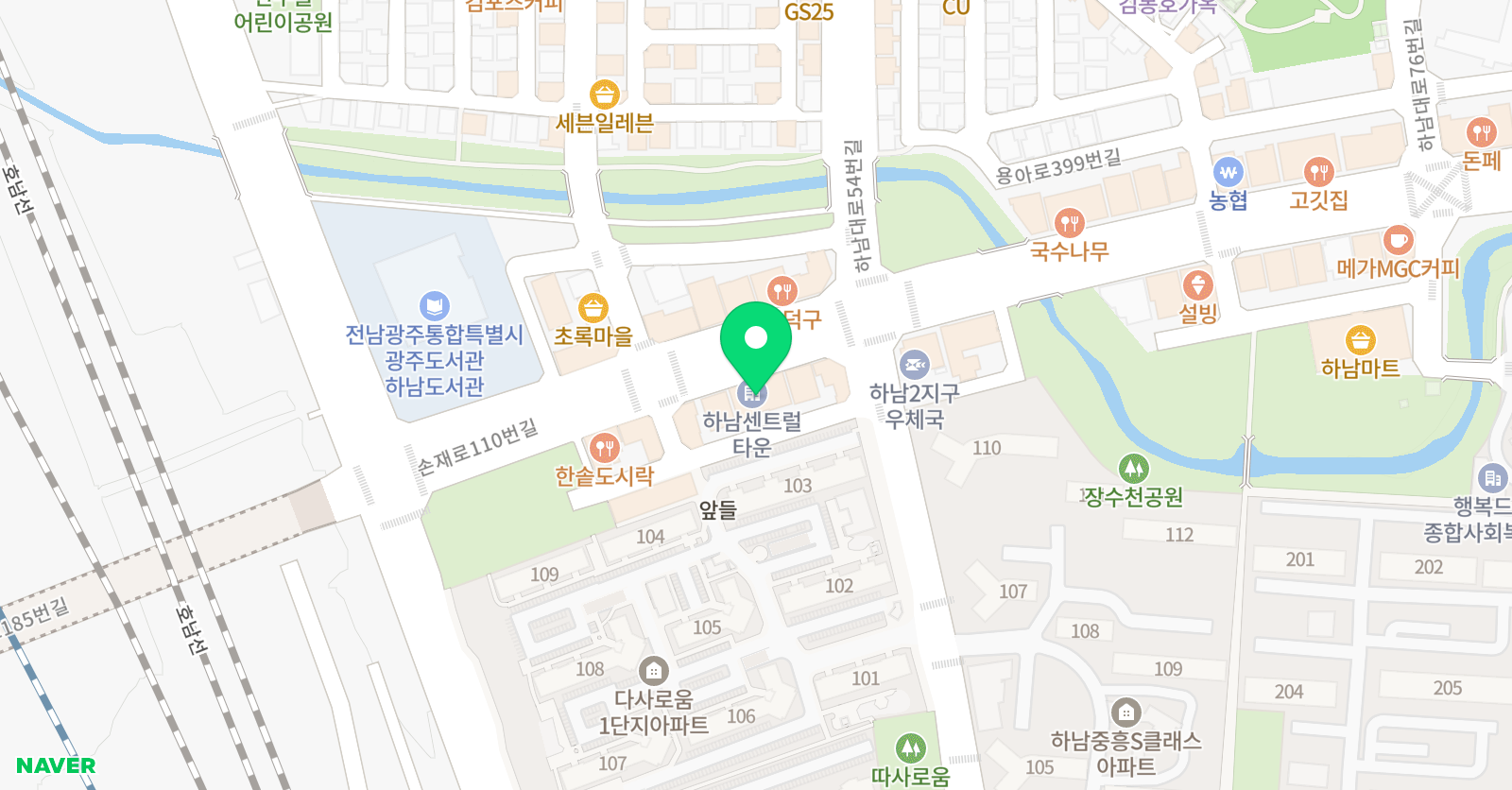 메르시아트미술학원 위치