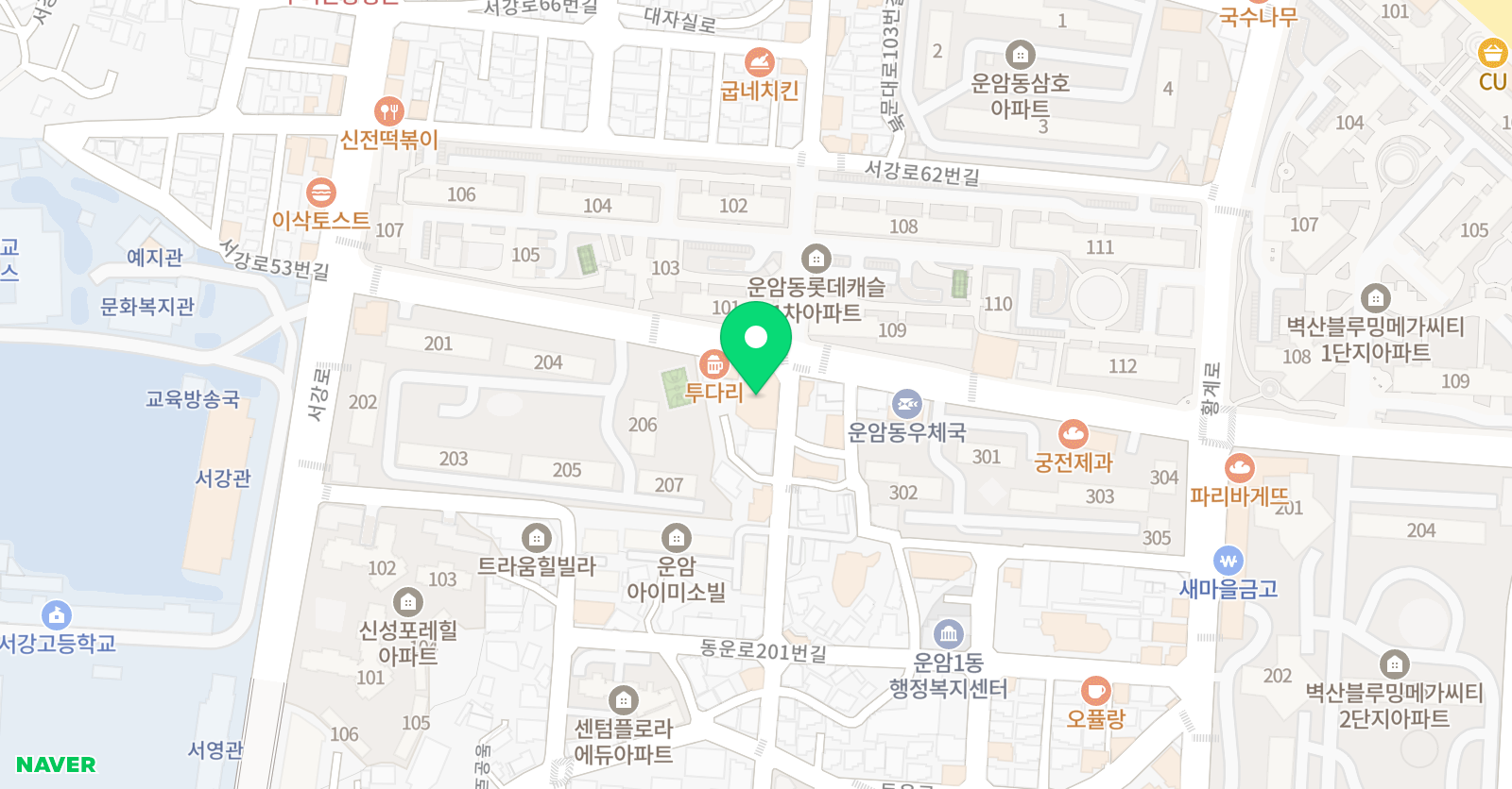 동그라미 미술 위치
