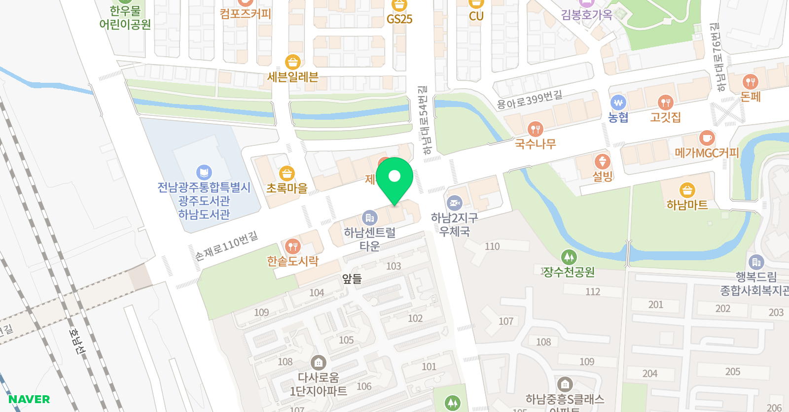 올바른 영어학원 위치