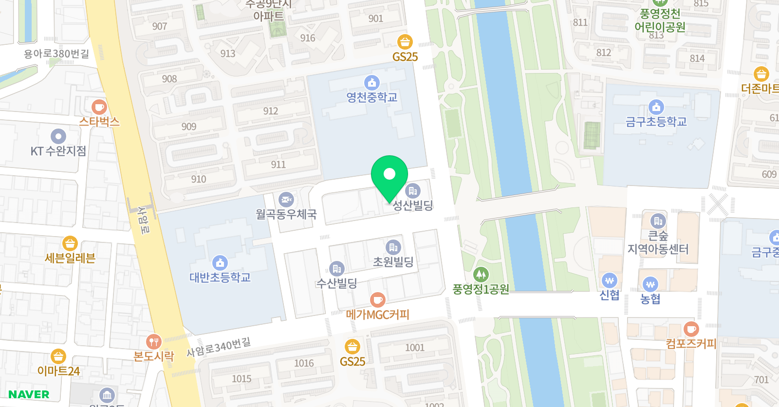 대건 학원 위치