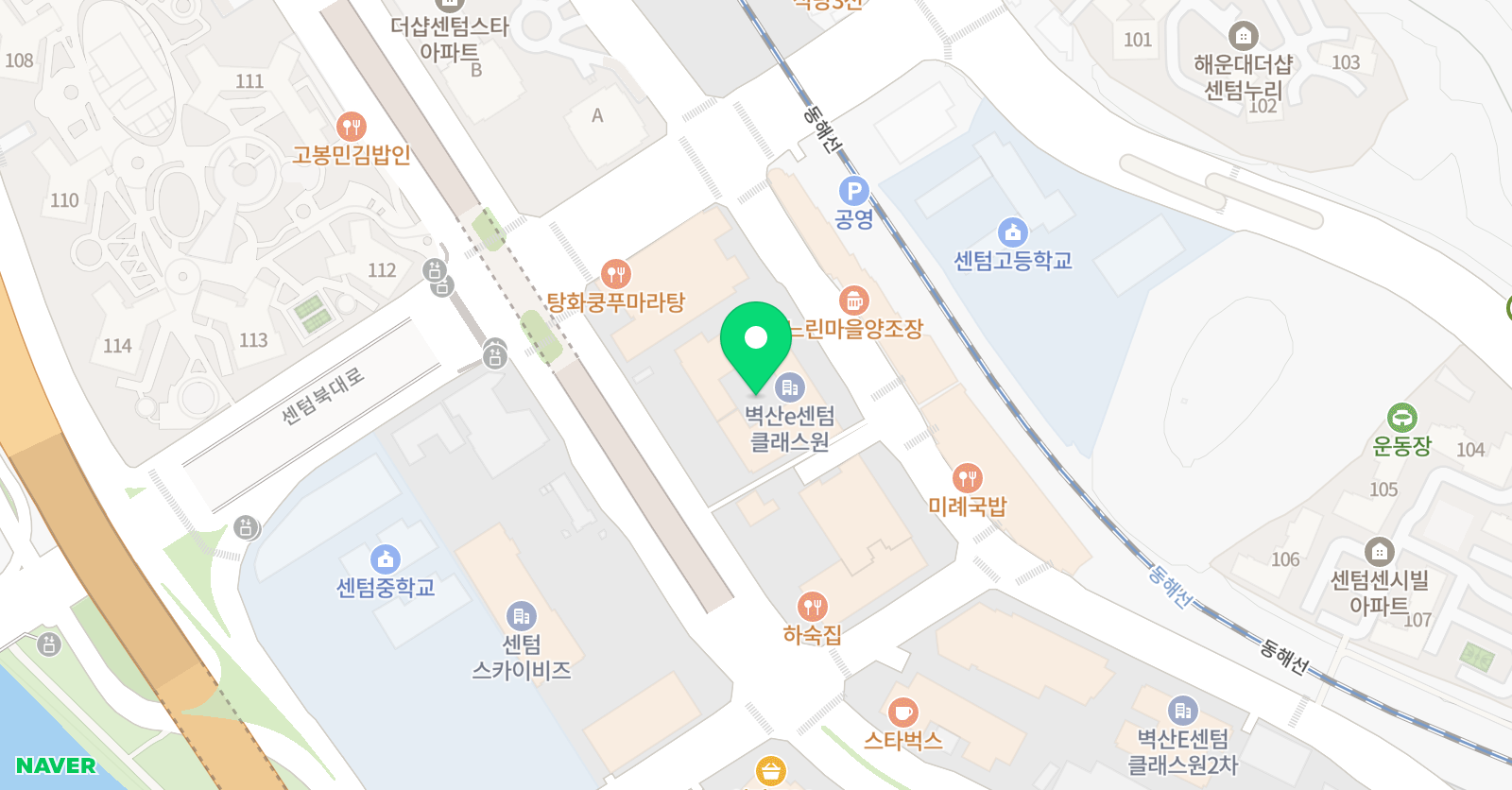 이젠 수학학원 위치
