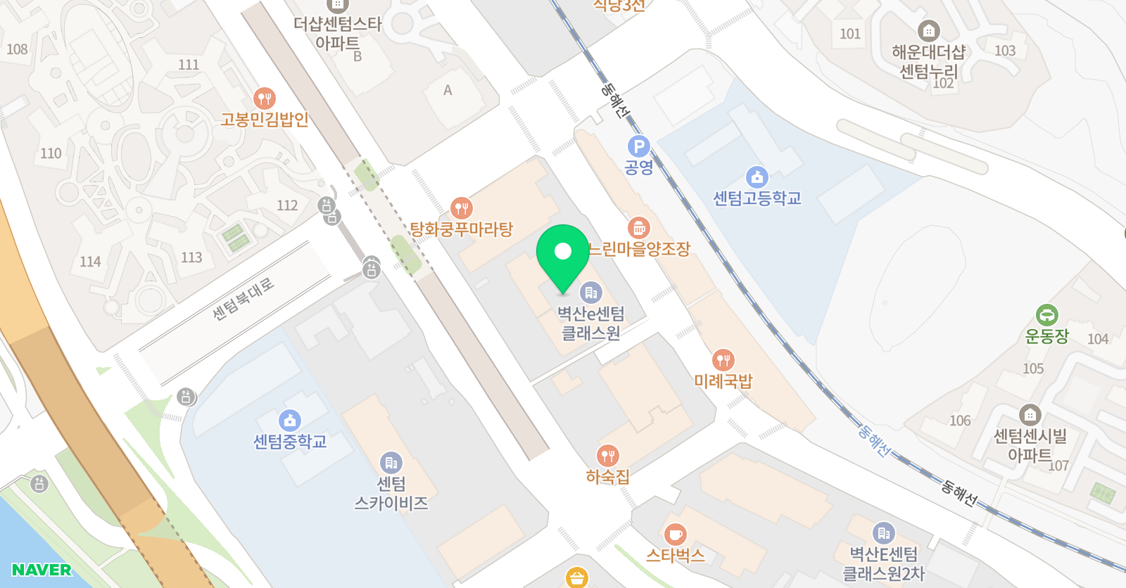 이도용사회역사 센텀관 학원 위치