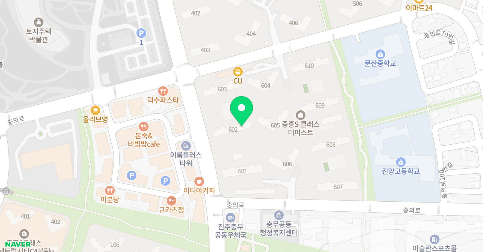 기탄사고력교실 혁신중흥더퍼스트점 위치