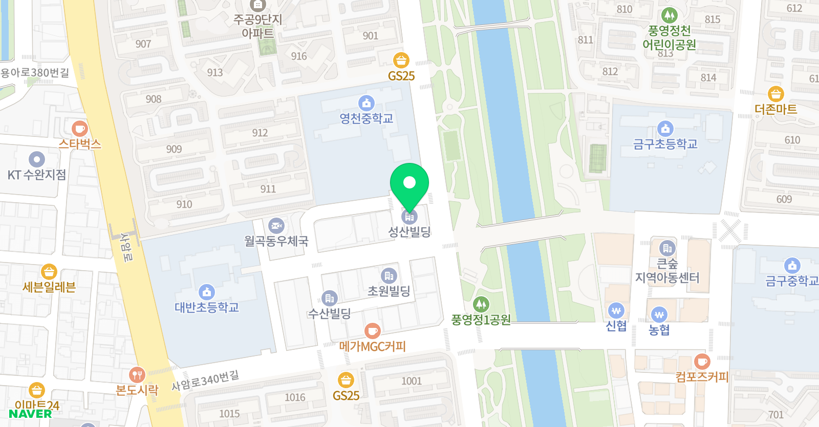 큰사람 운남학원 위치