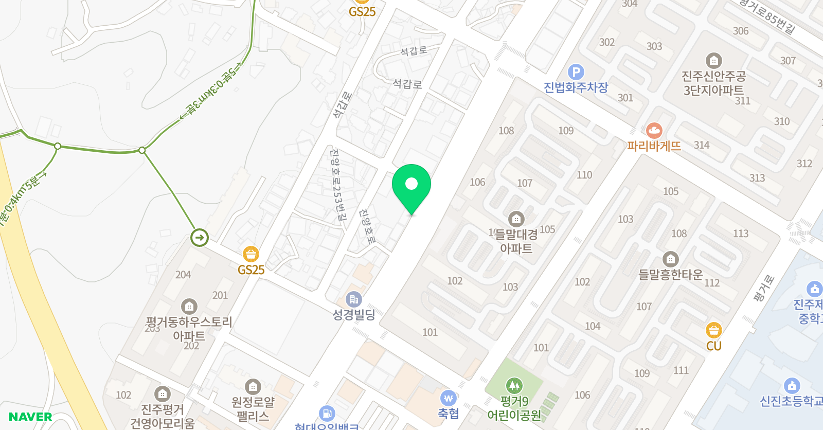 으뜸 태권도장 제9관 위치