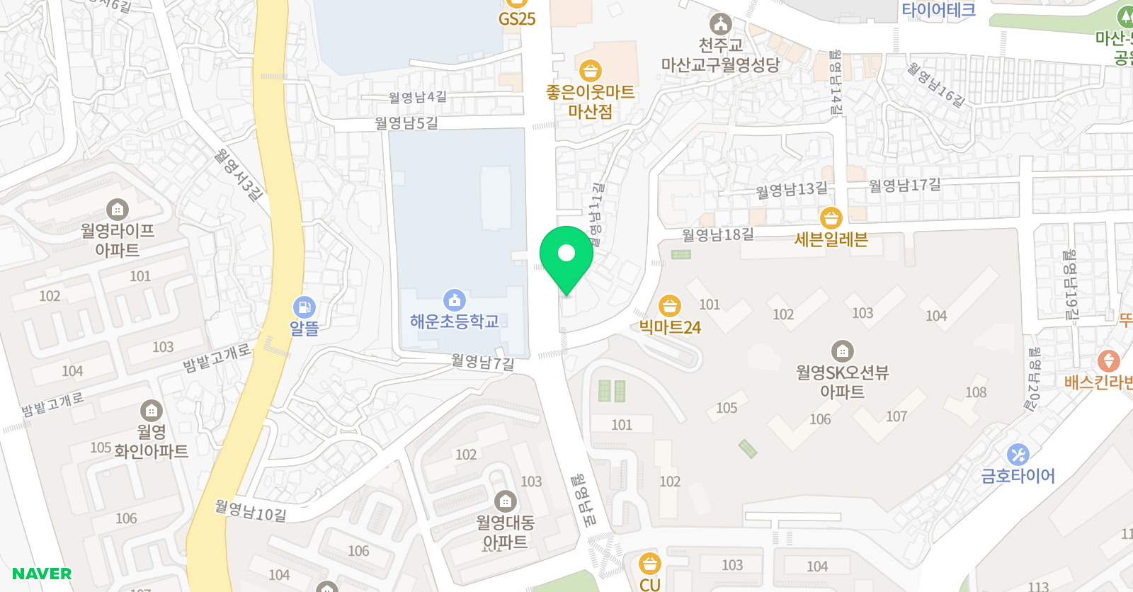 LPG 다이어트댄스 해운점 위치