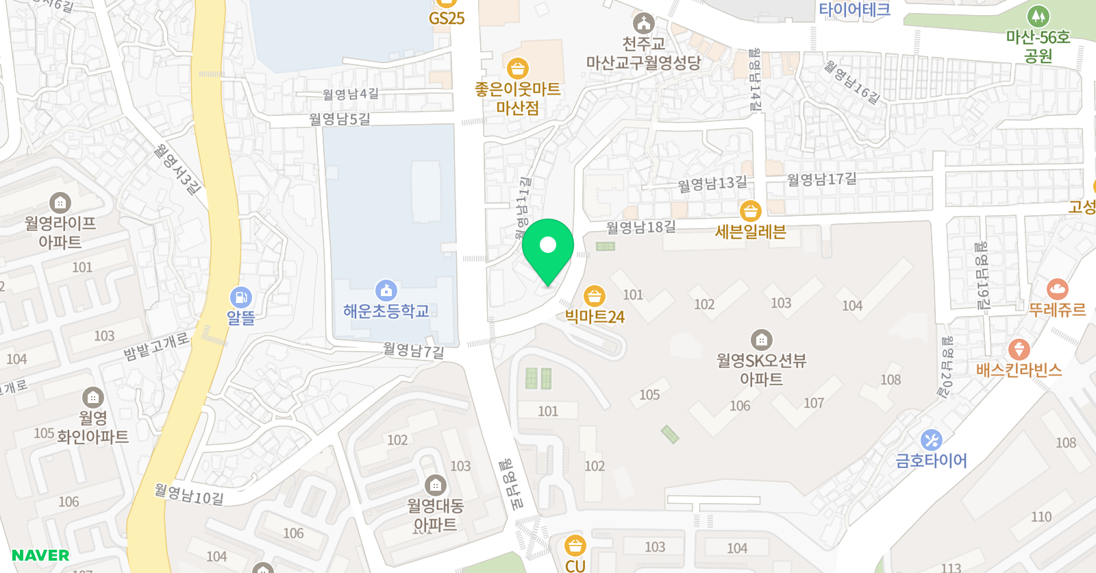 코코피 아노학원 위치