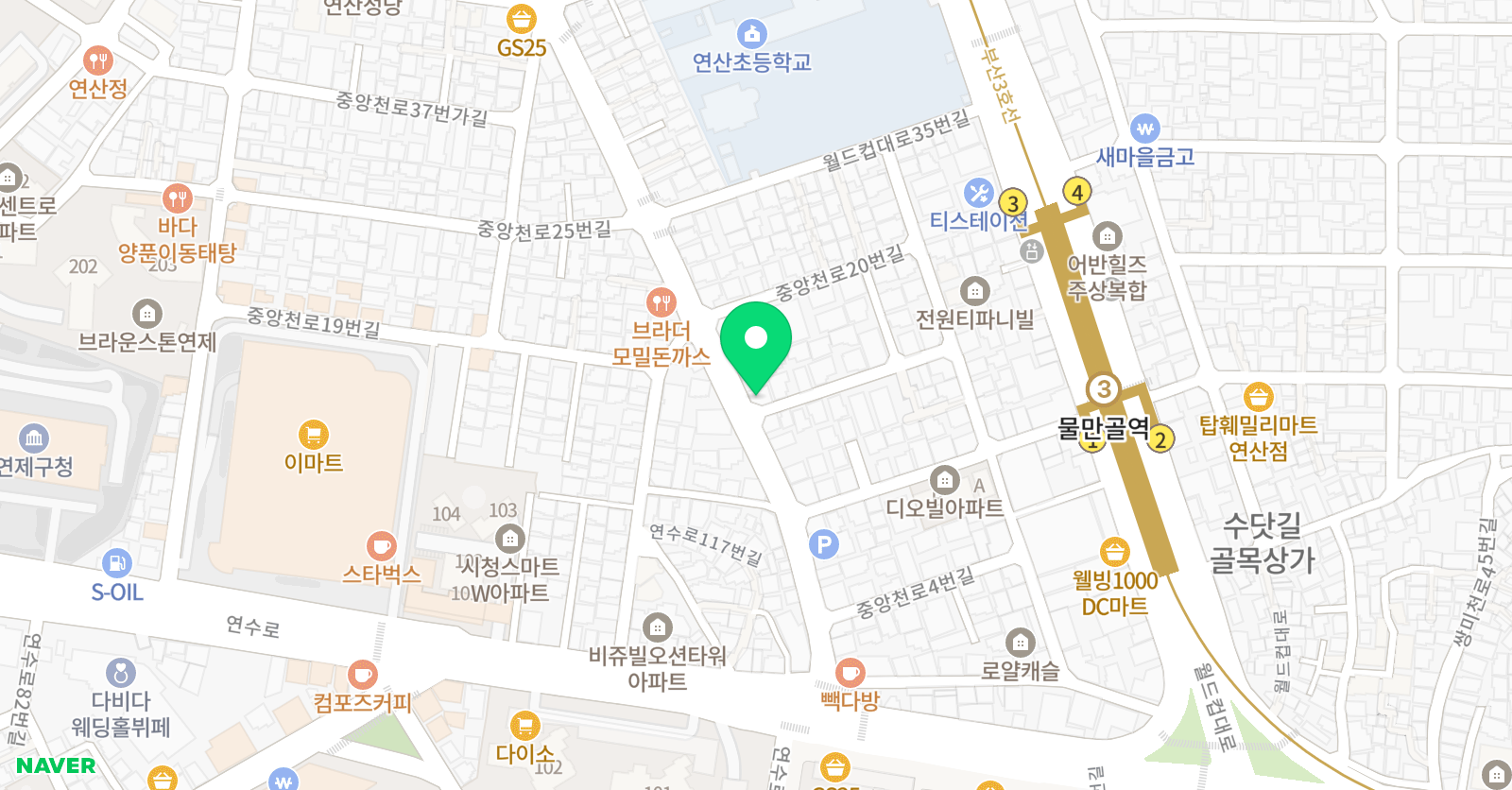 상상톡톡 미술학원 위치