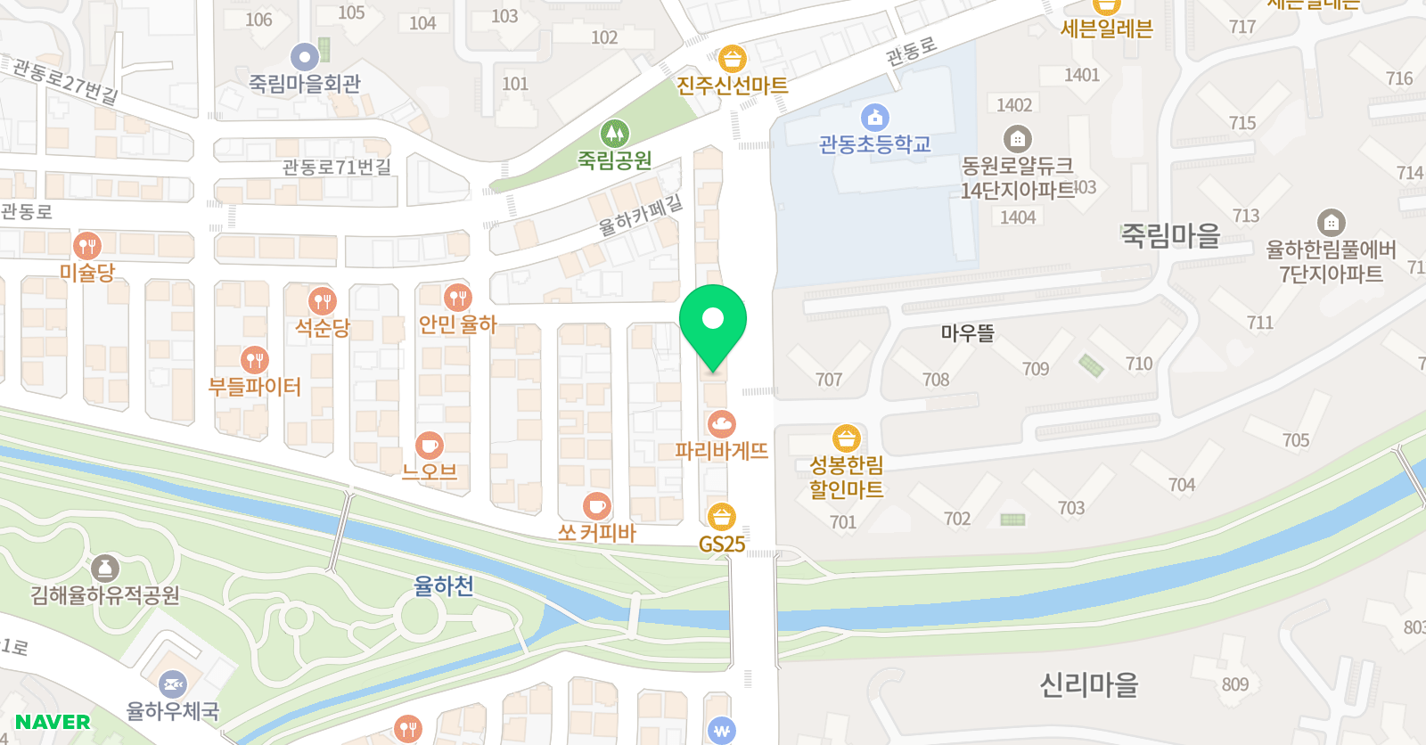 아이스크림홈런 관동센터 위치