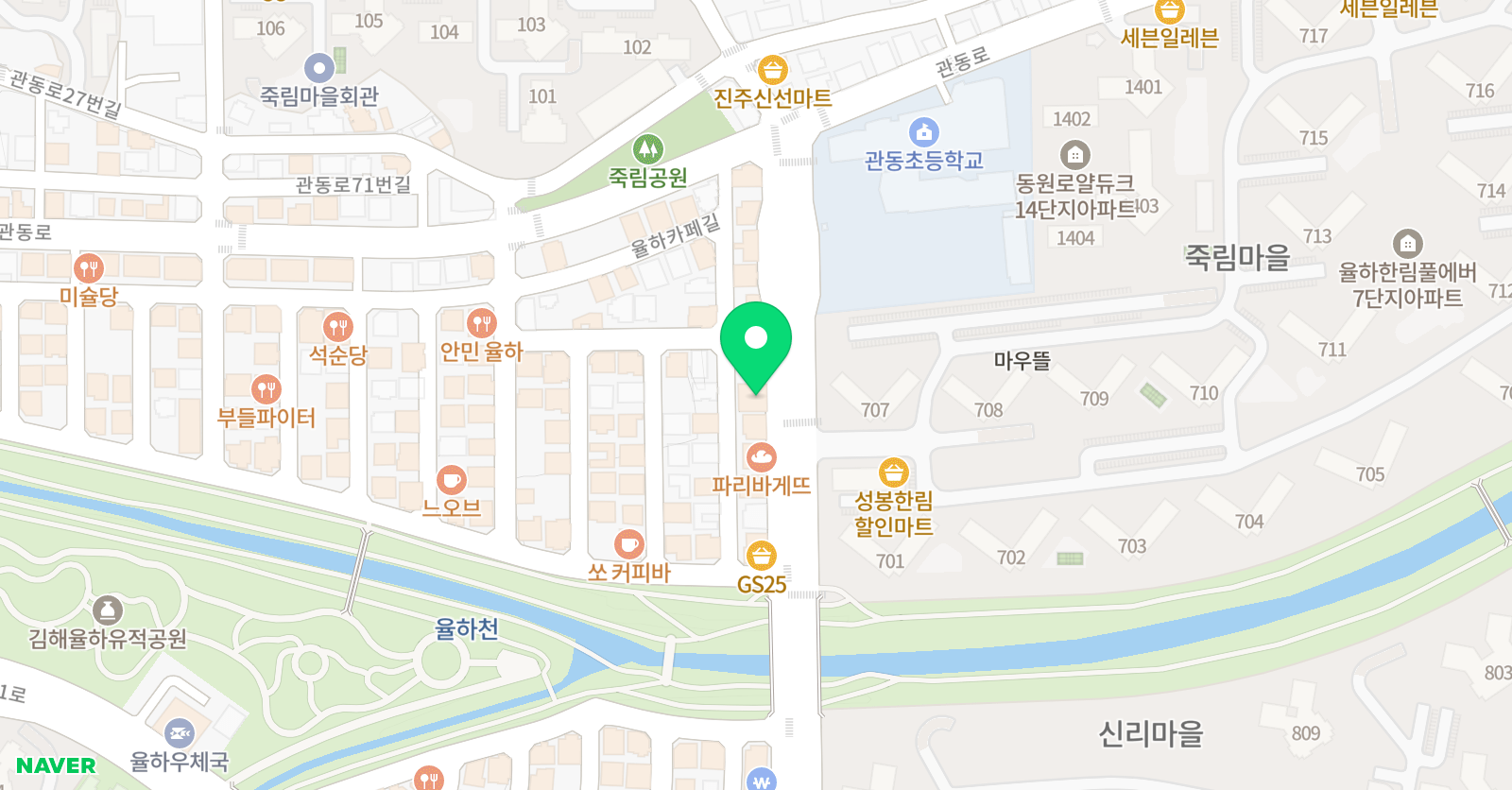 홈런 관동학습센터 위치