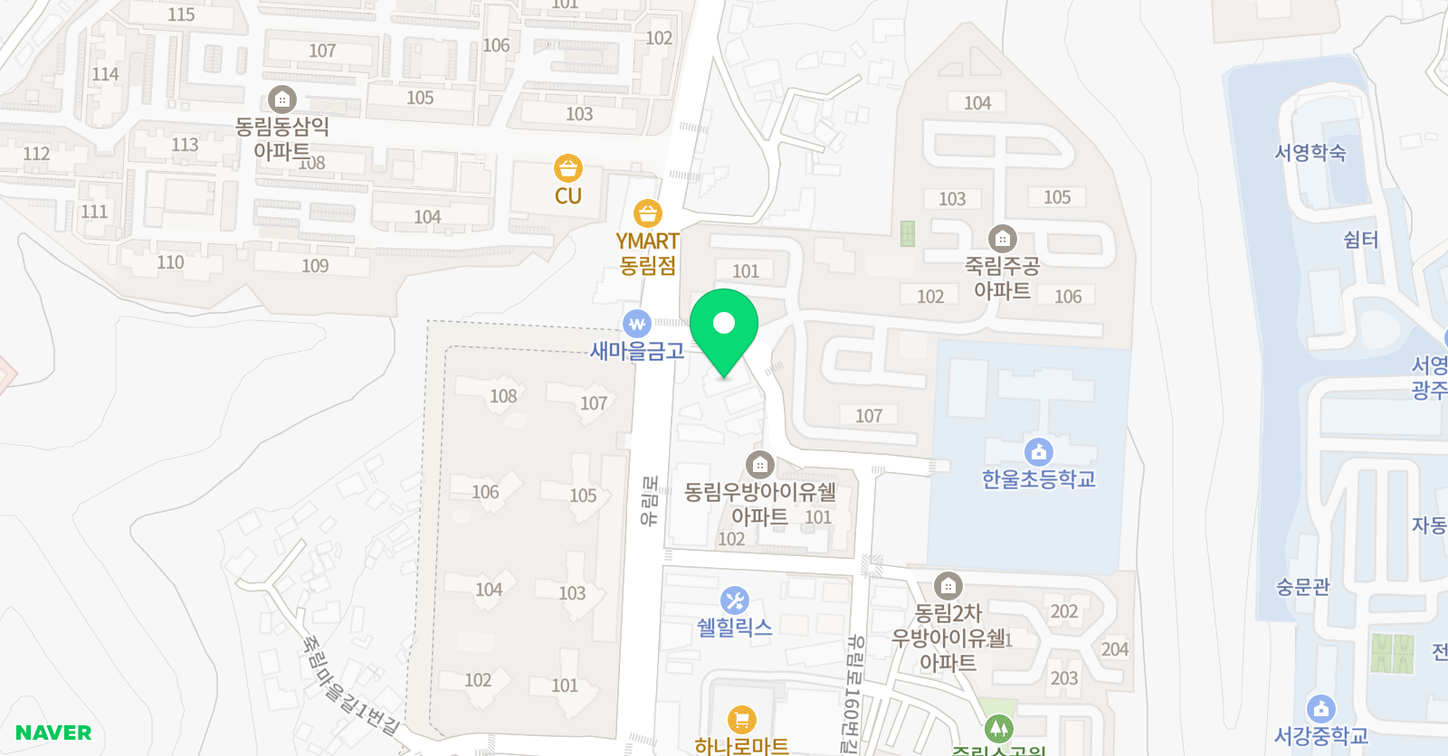 광 수학전문학원 위치