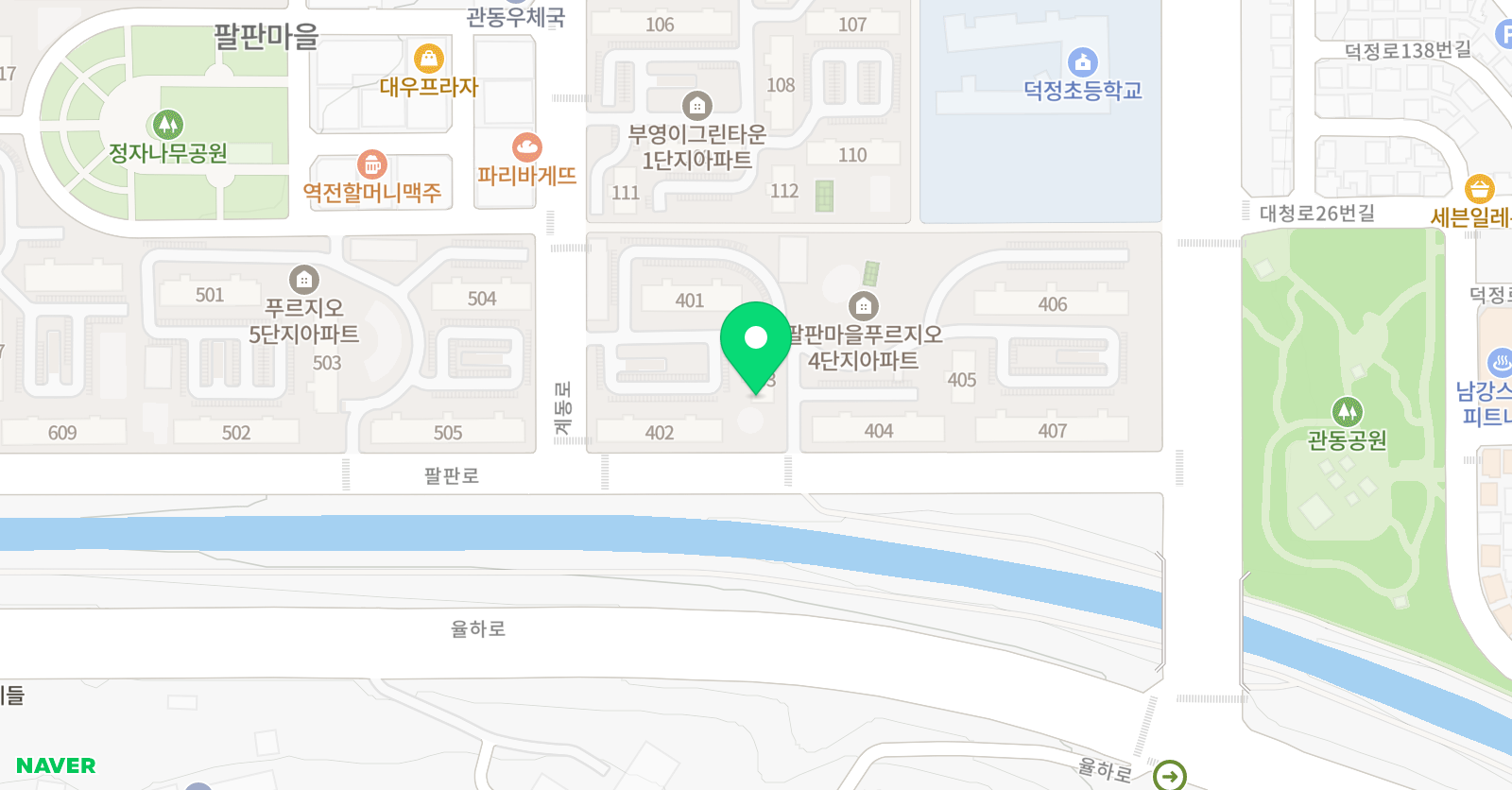 곽쌤 수학&씨투엠&두뇌셈 위치