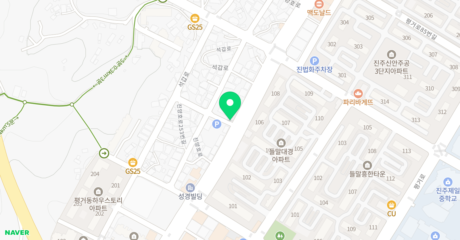 이솜 수학교습소 위치