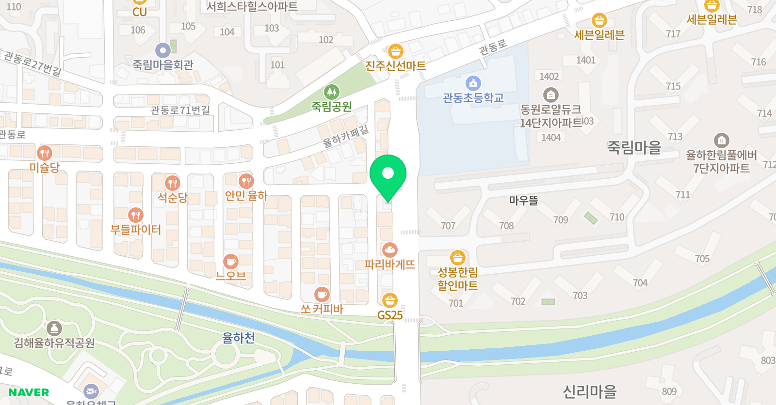 윤선생 우리집앞영어교실 관동캠퍼스 위치