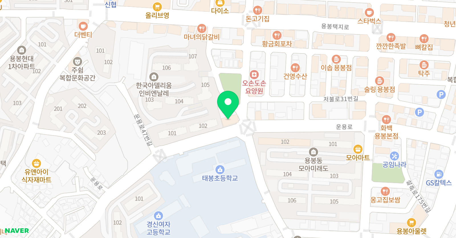 야베스 음악학원 위치