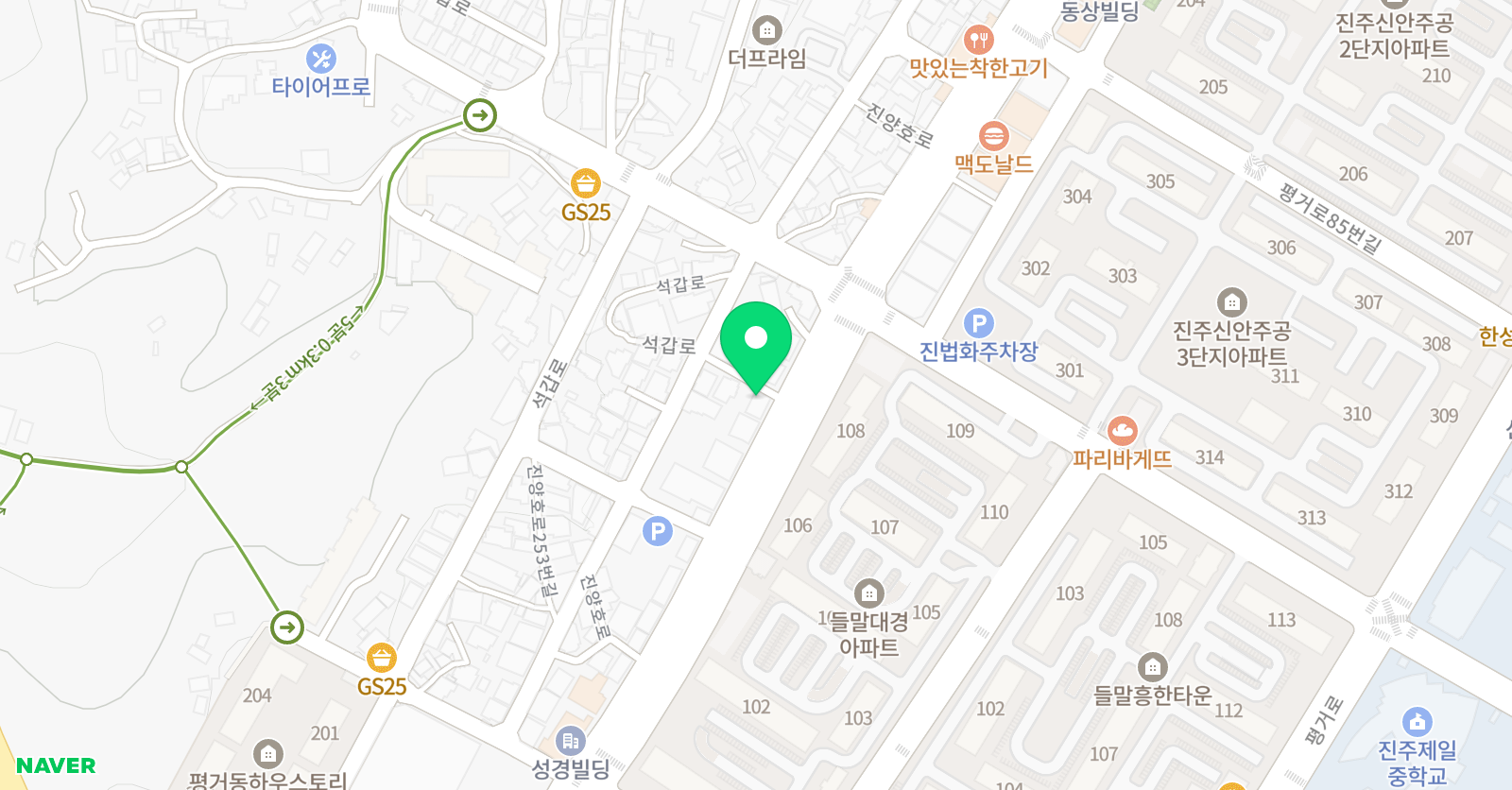 더늘 국어교습소 위치