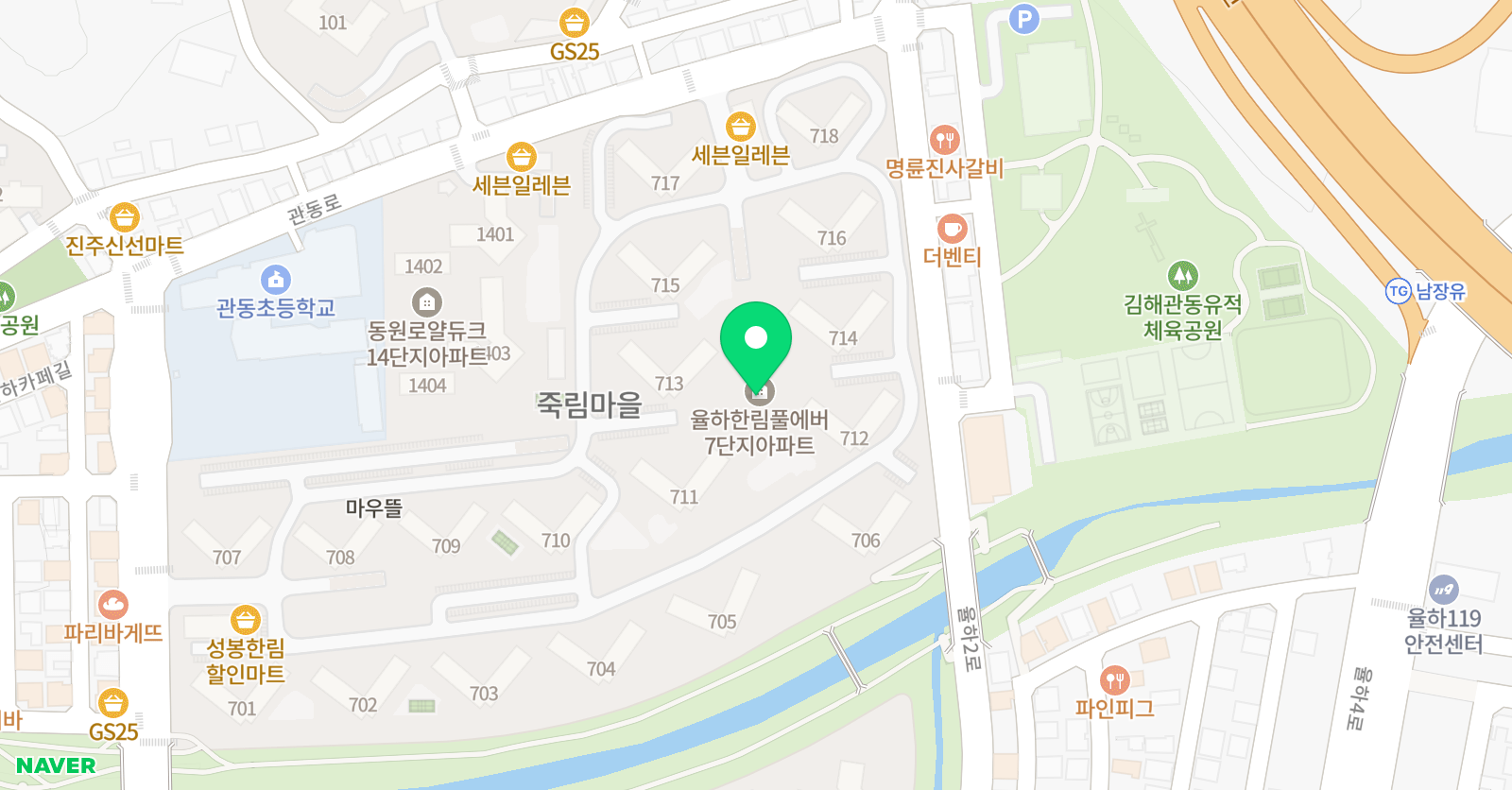 리드인 관동초한림점 위치