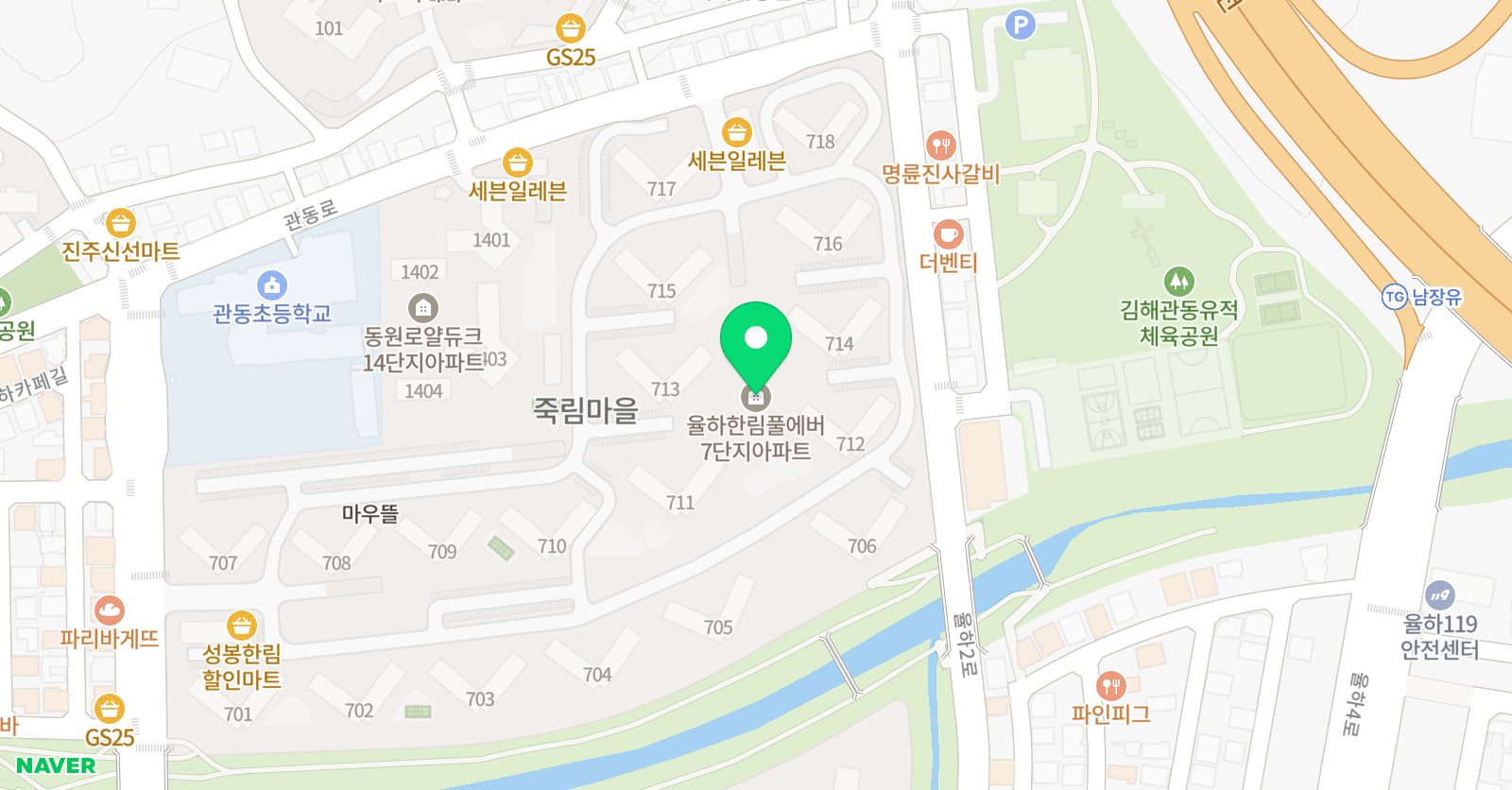 스마트해법 수학 김해한림풀에버점 위치