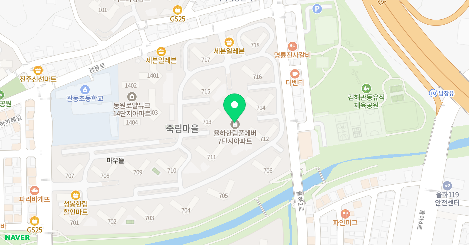 아소비 장유 율하한림풀에버 점 위치