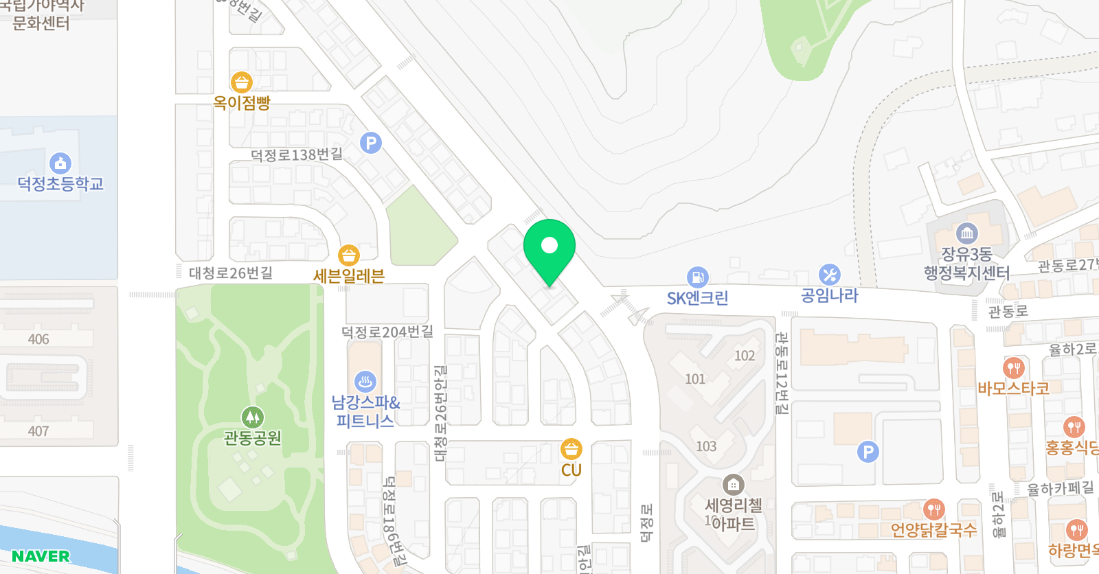 튼튼 영어 김해장유교육본부 위치