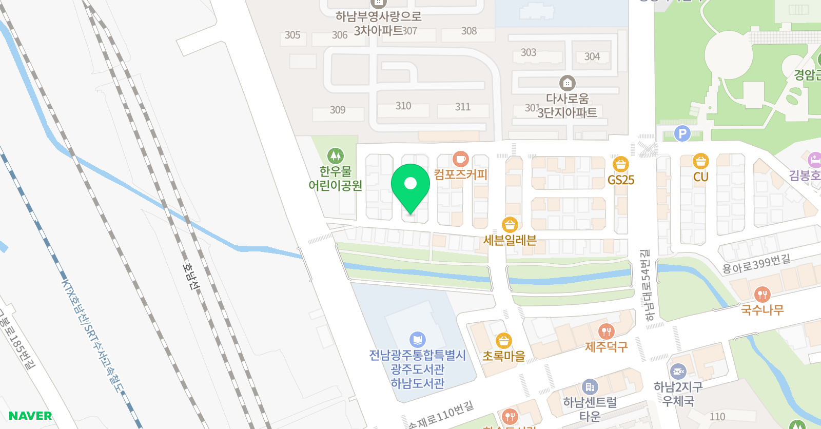 보네어영수학원 위치