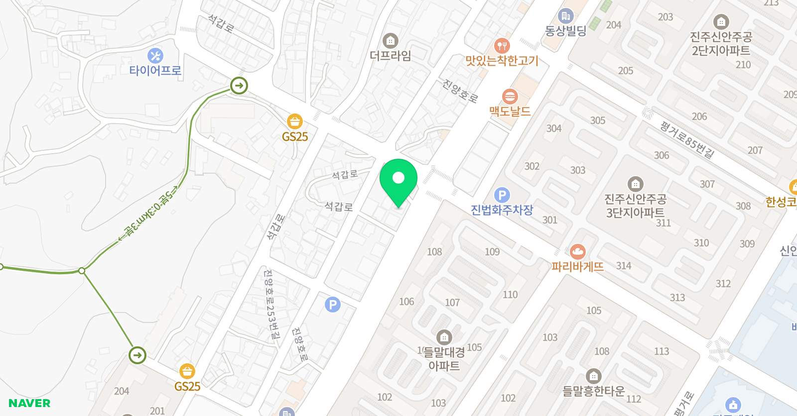 강성원 국어학원 위치
