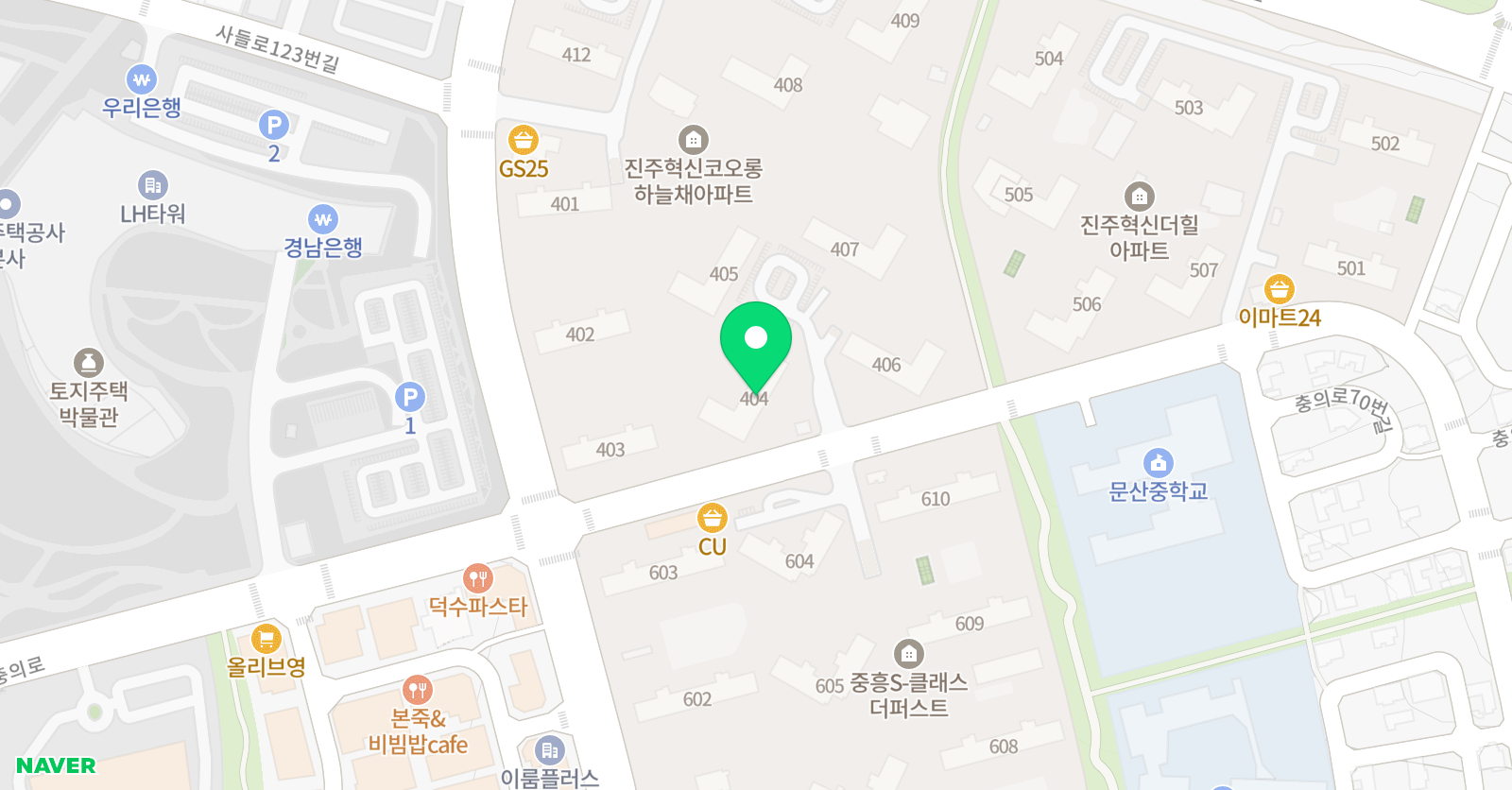 3030영어 진주혁신러닝센터 위치