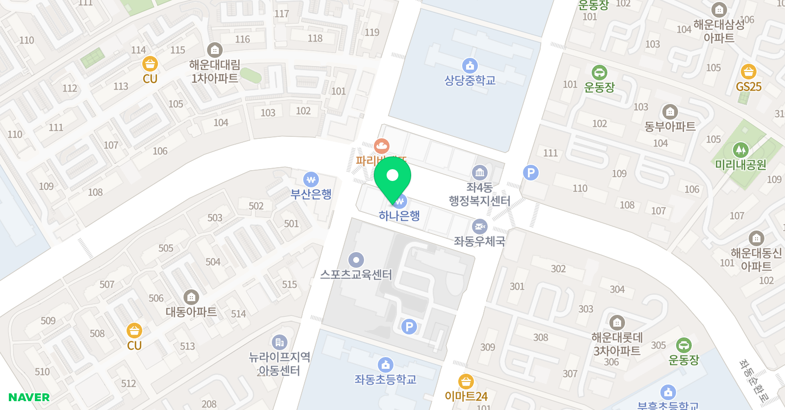 마스터 홍 태권도 위치