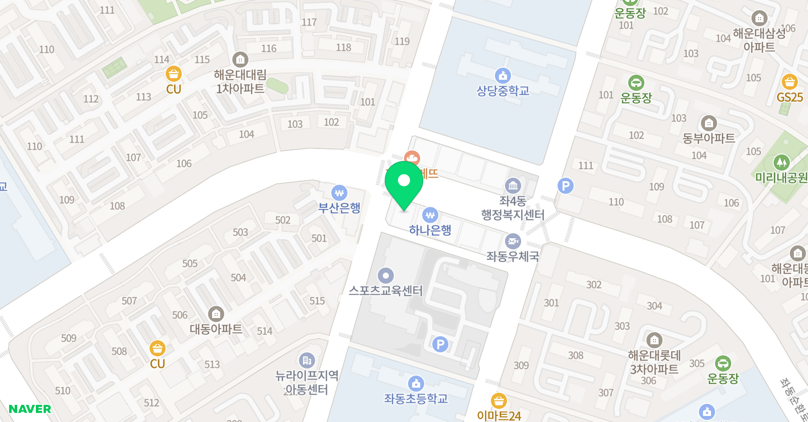니키 영어학원 위치