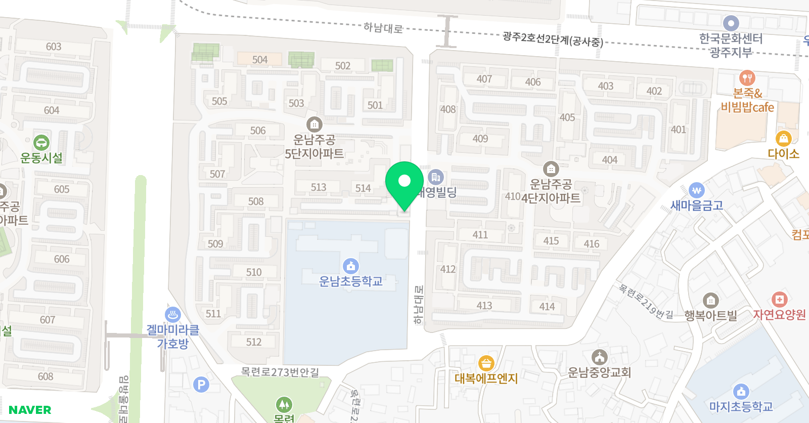 어린 음악대 소리엘원 위치