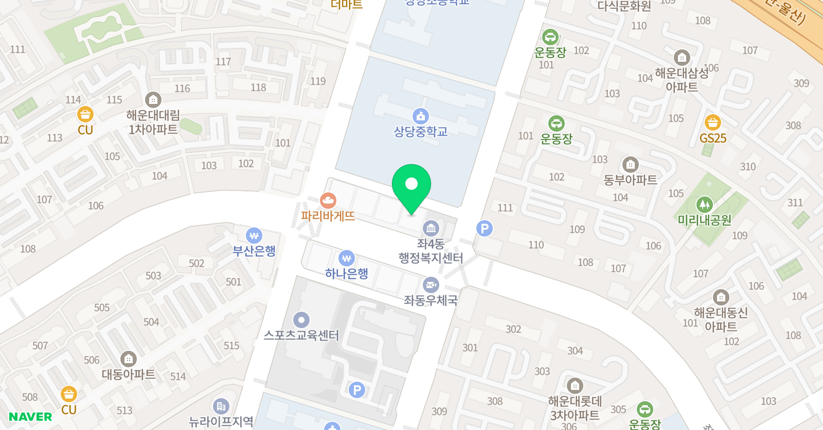 엠오엠 수학학원 위치