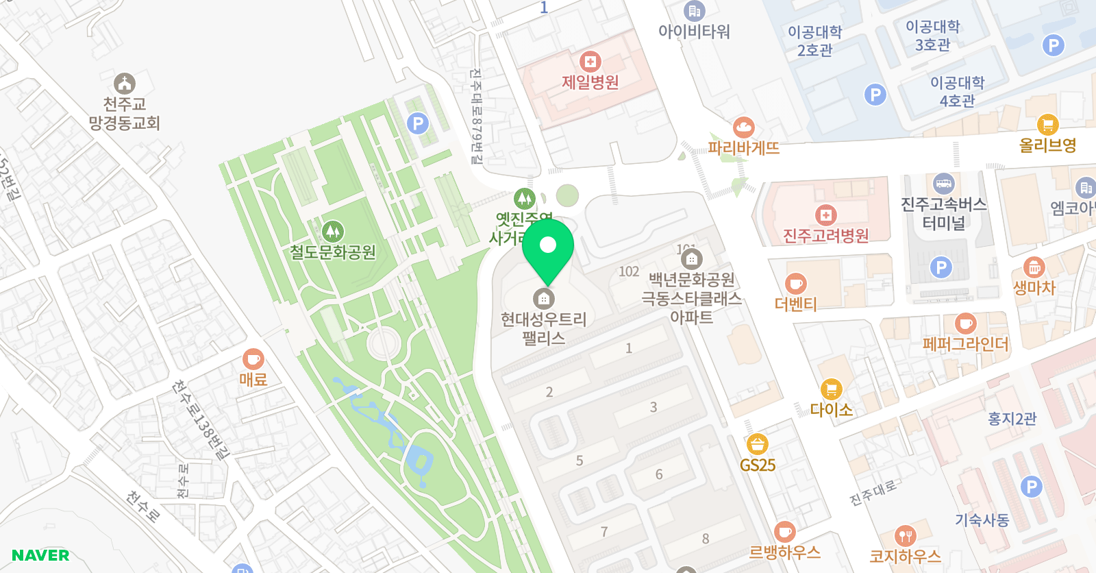 토킹클럽 어학원 진주 주약 캠퍼스 위치