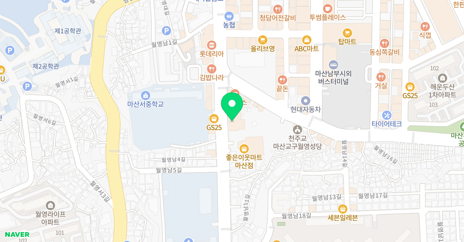 국쎈 국어논술학원 위치