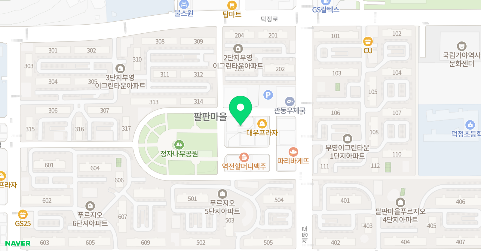 성채윤 어학원 팔판본점 위치