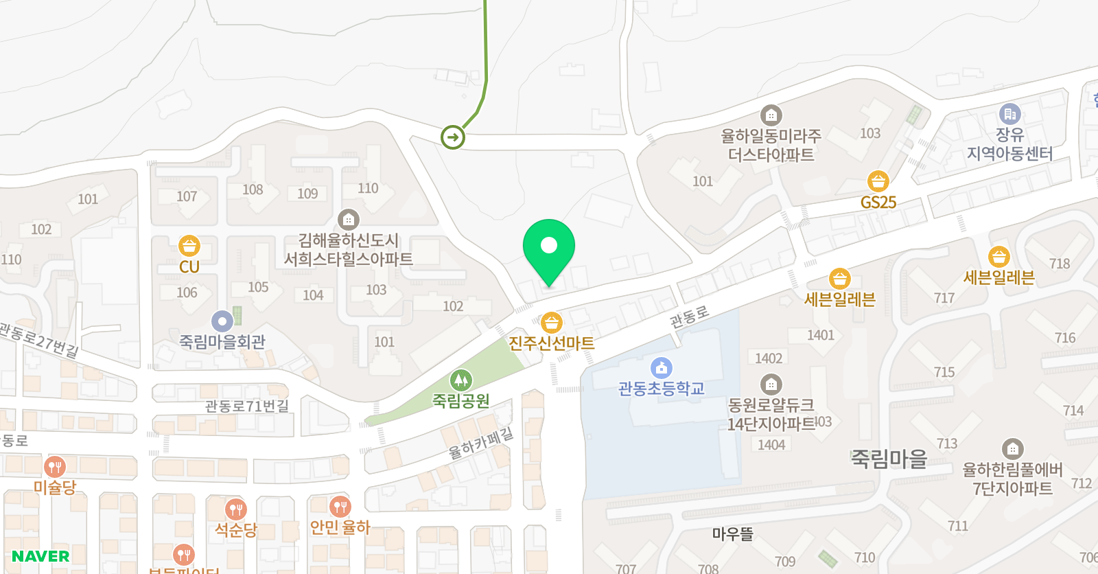 녹턴 음악학원 위치