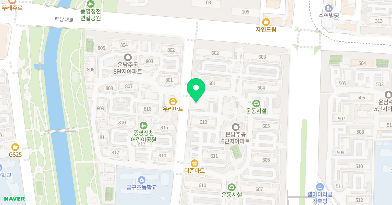 다온 실용음악학원 위치