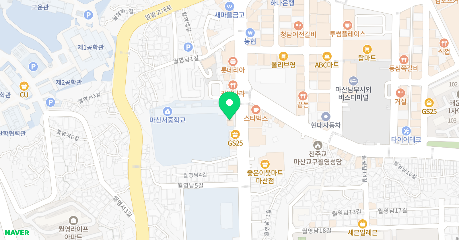 S&K 수학학원 위치