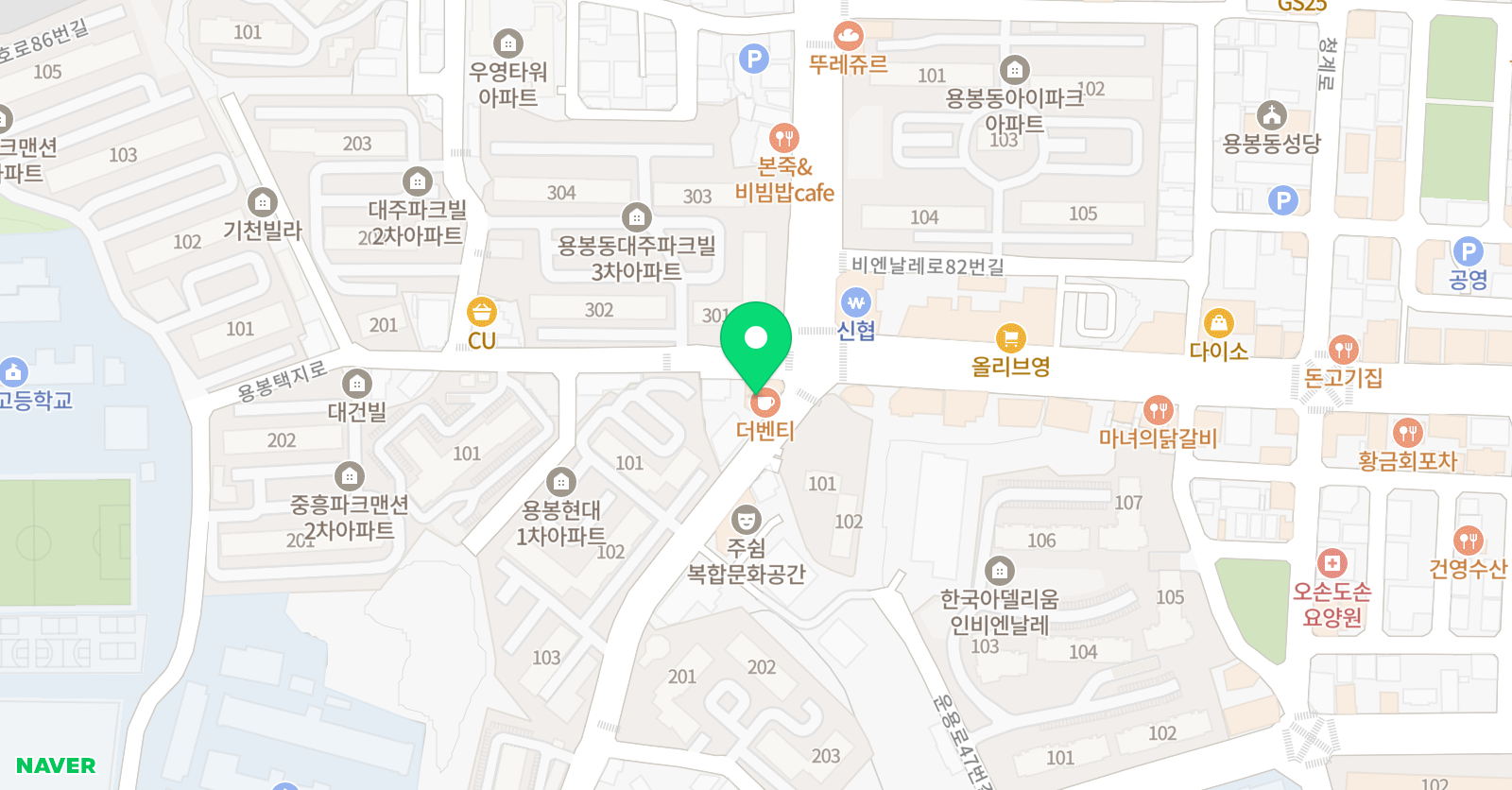 디엠 학원 위치