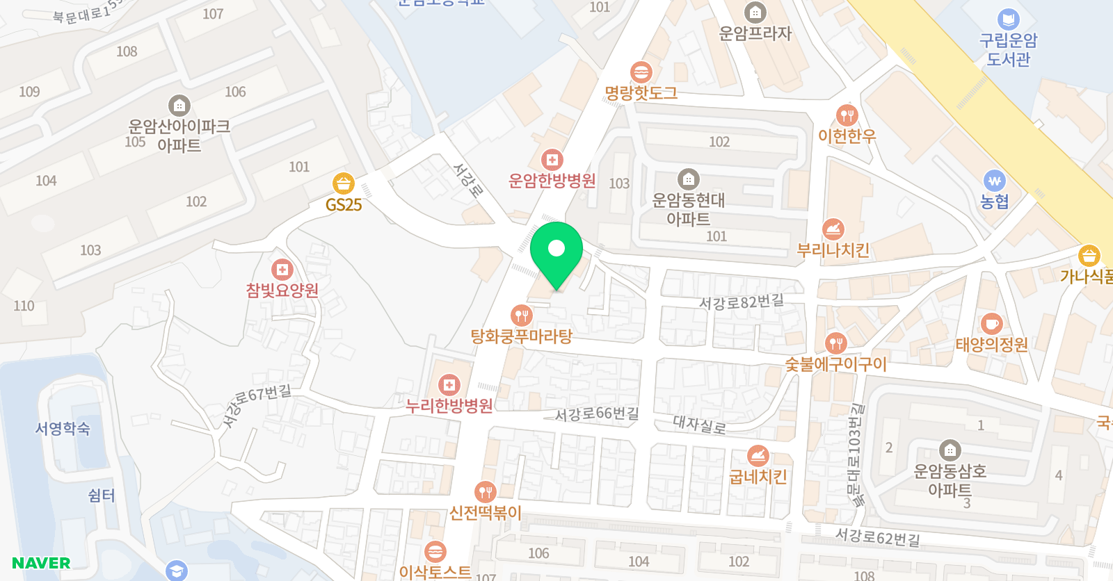 제이피 영어학원 위치