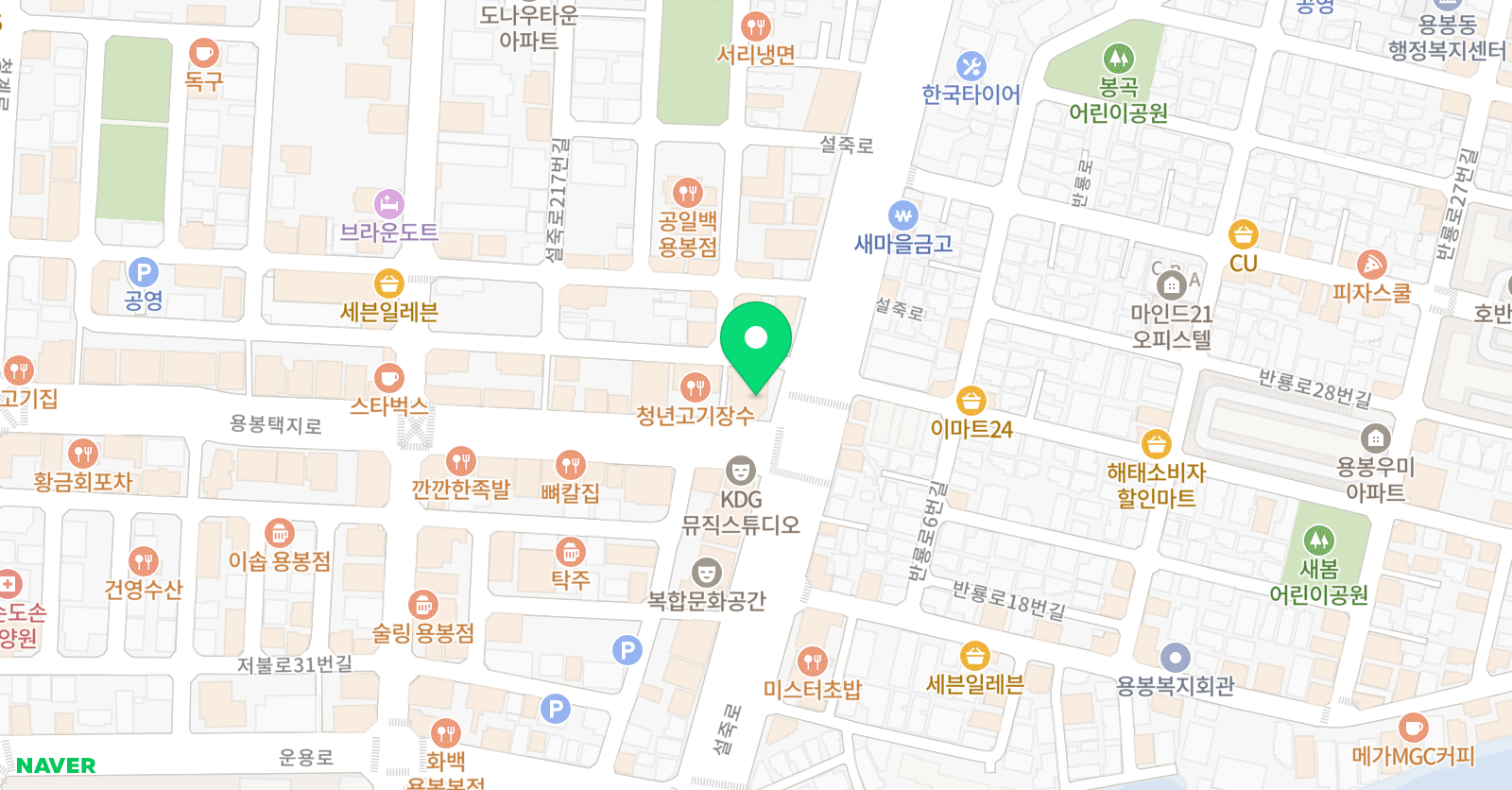 YBM ECC 북광주어학원 위치