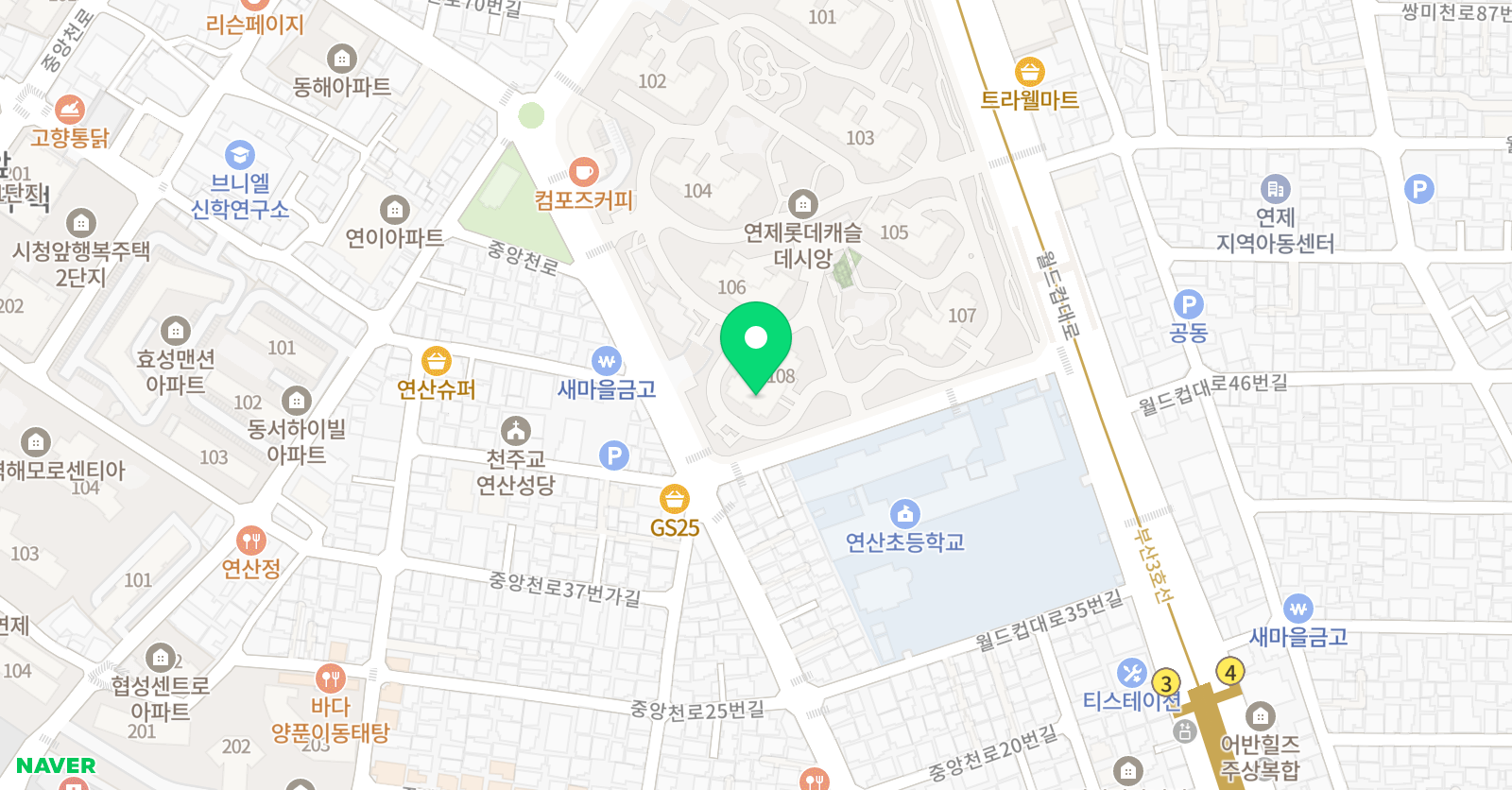 뮤엠 영어 연산초NEST 위치