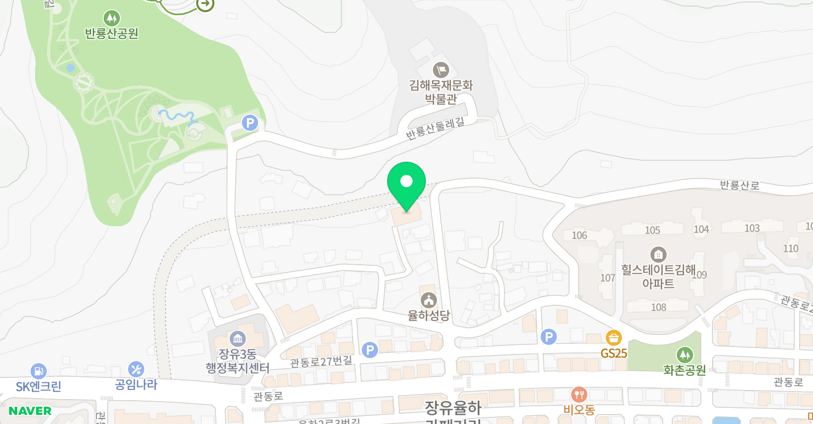 라이언 스위밍센터 장유율하점 위치