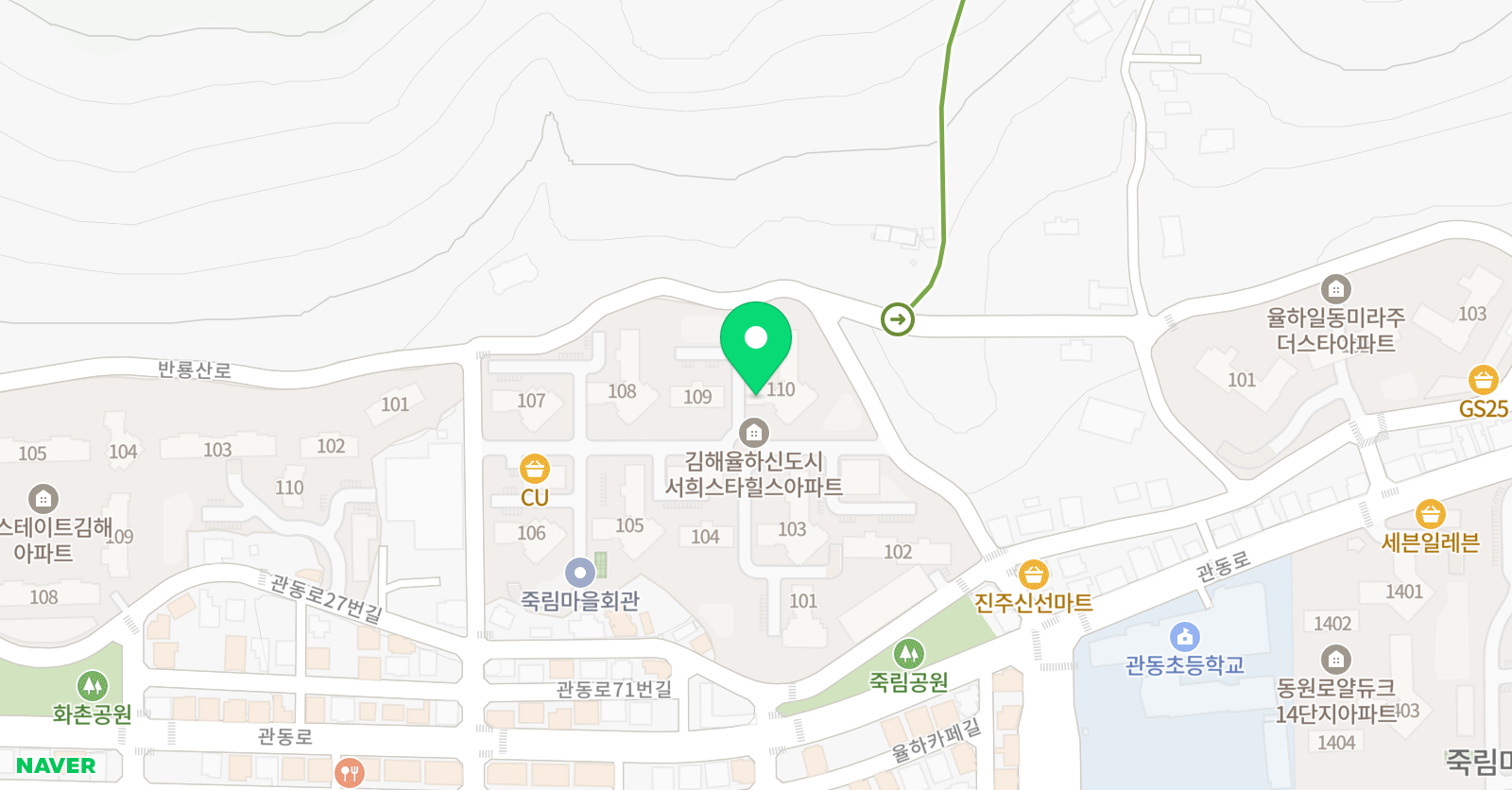 빨간펜 수학의달인 김해장유갑오점 위치
