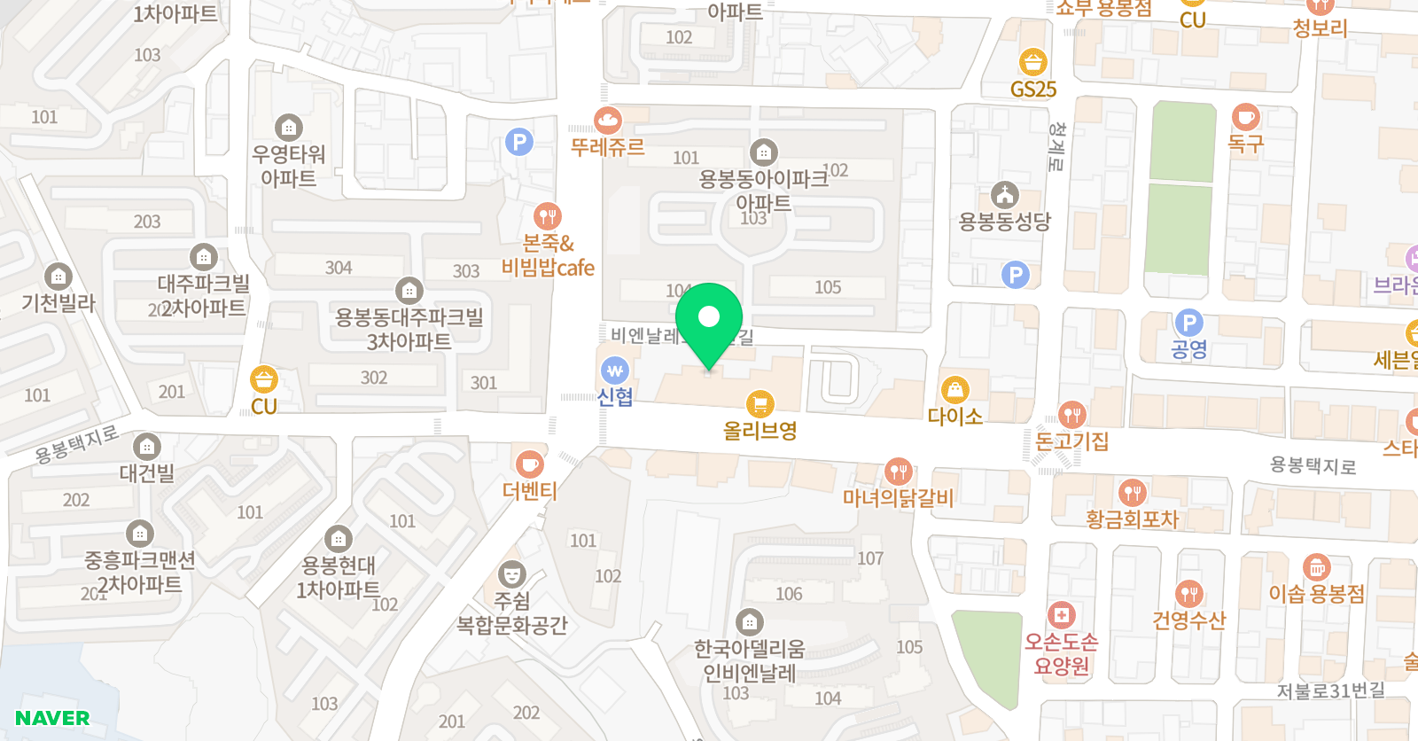 하이탑과학학원 위치