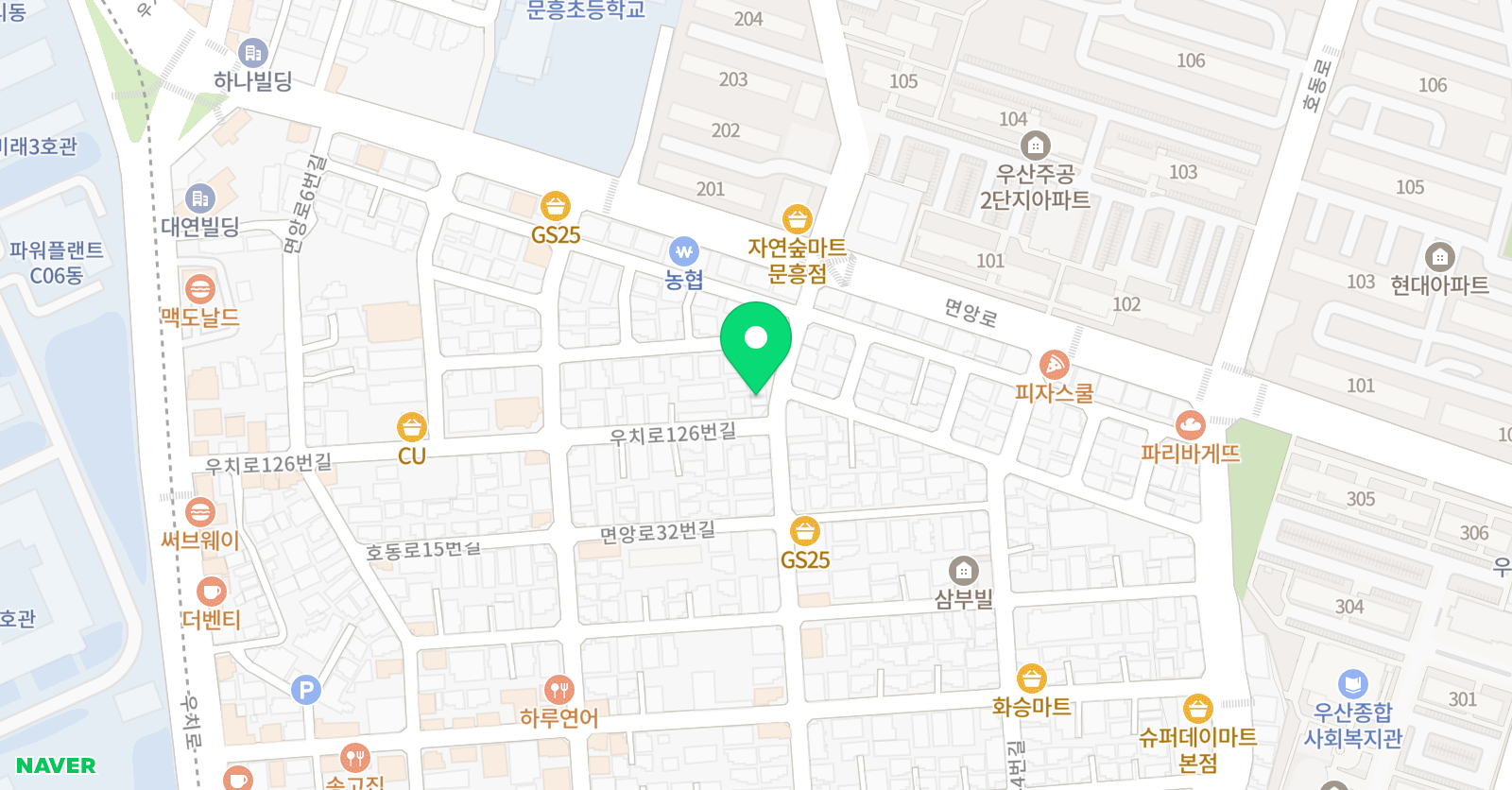 퍼스트신택스학원 위치