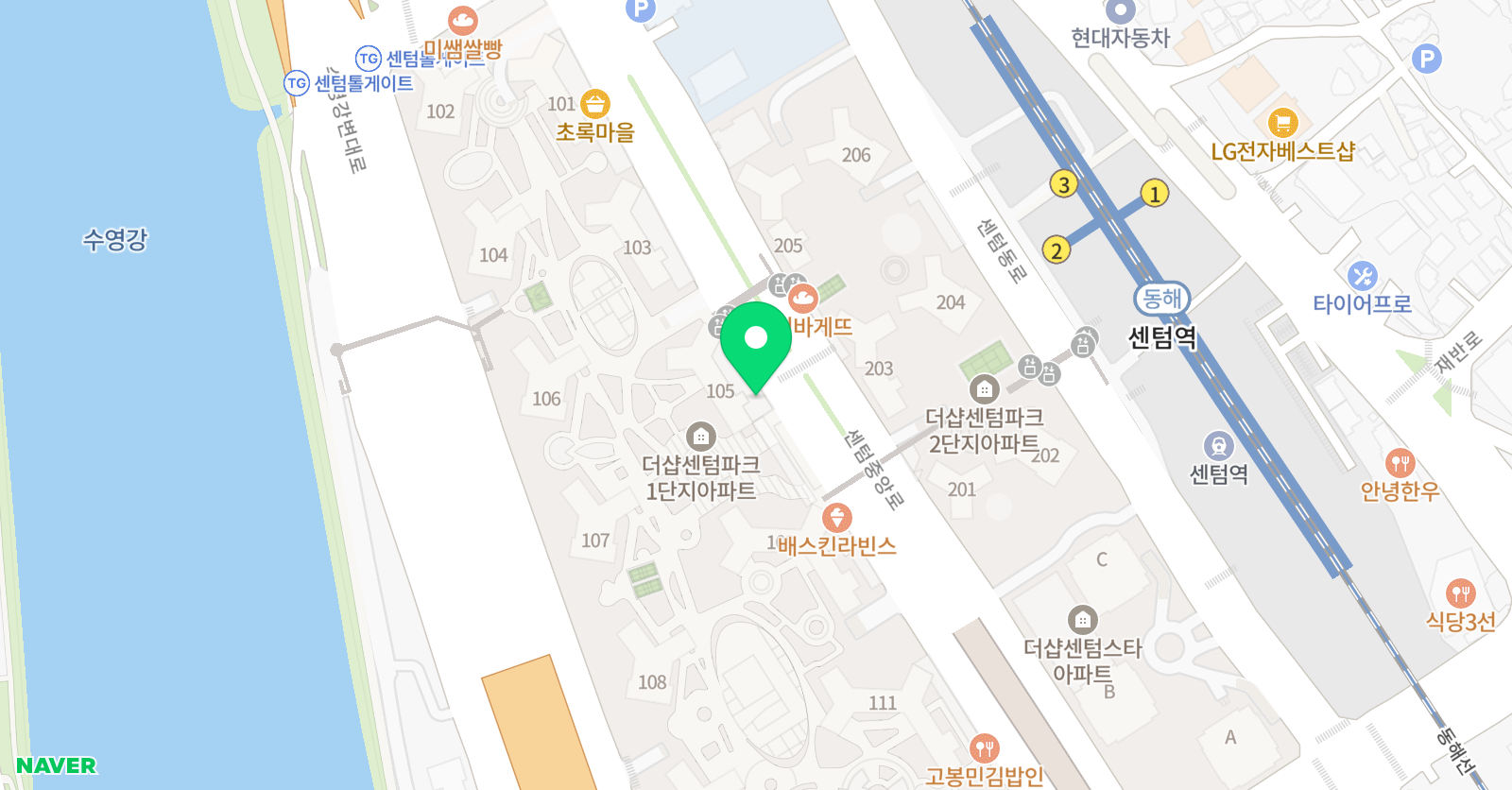 쑥쑥 영어리딩팔 위치