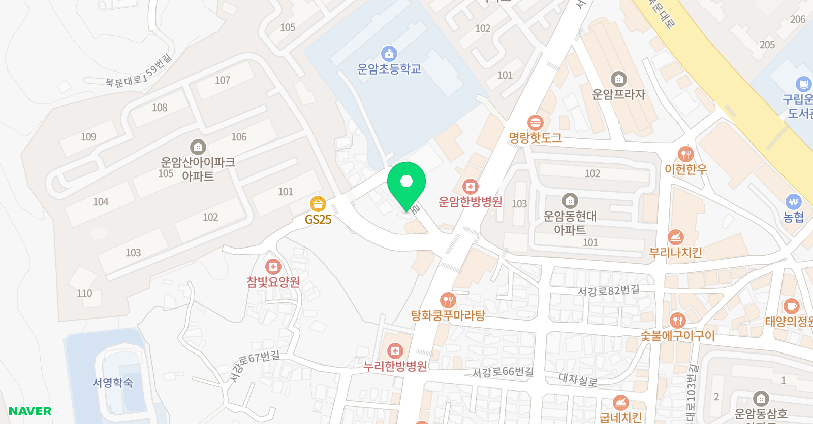 비송 태권도 위치