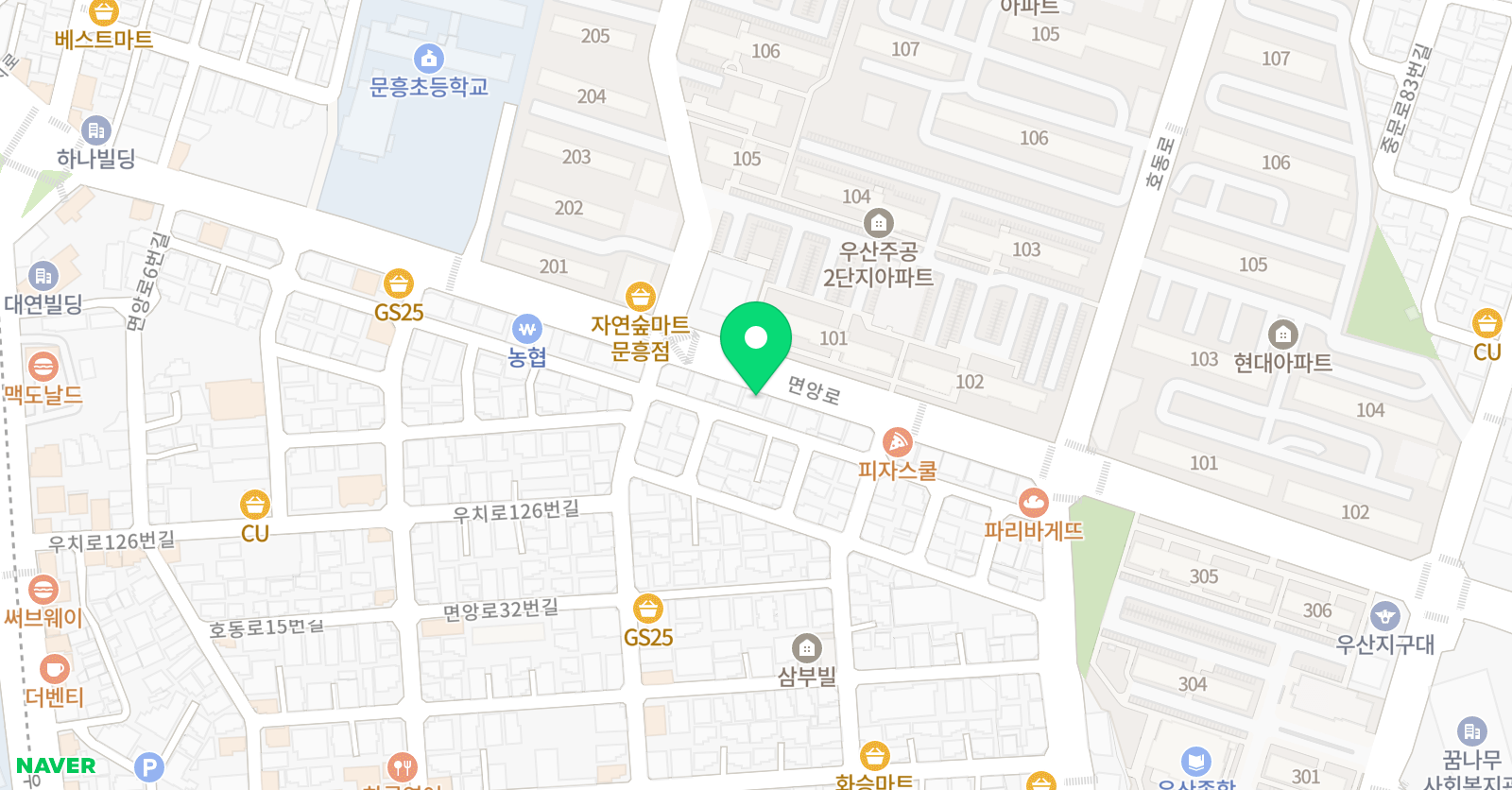 올바른 태권도 위치