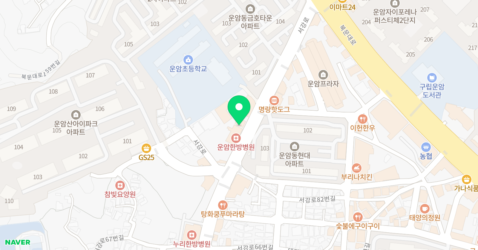 퍼펙트 수학전문학원 위치