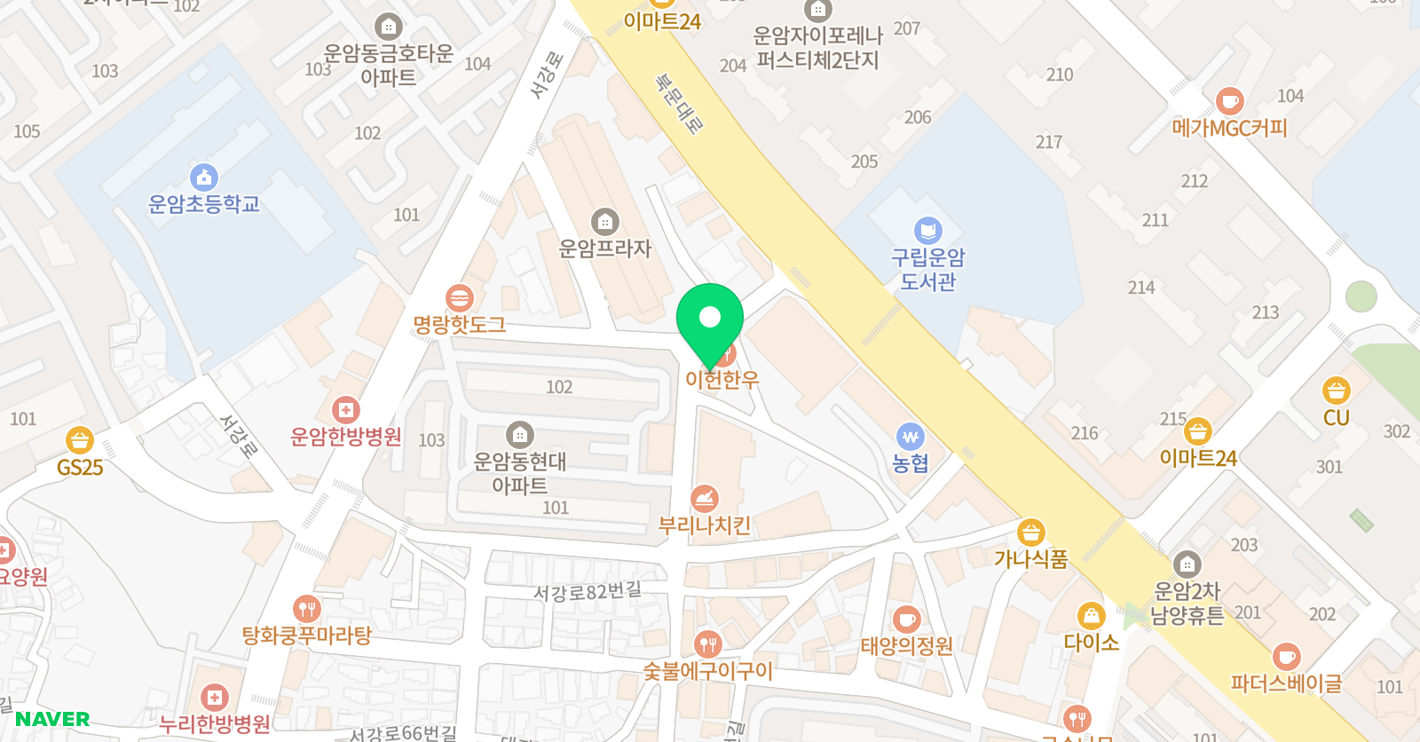엠앤엠 수학학원 위치